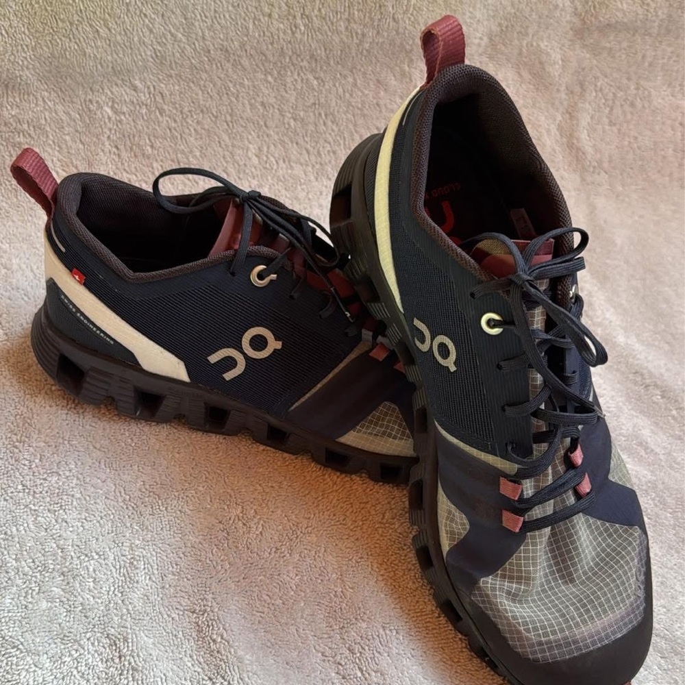 On Running Women's Black and Cream Shoes
